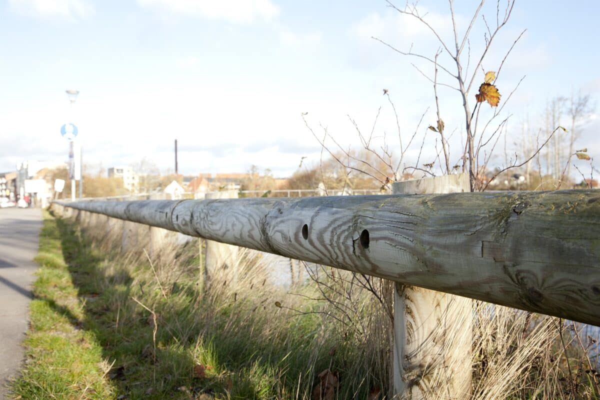 Træautoværn i Silkeborg