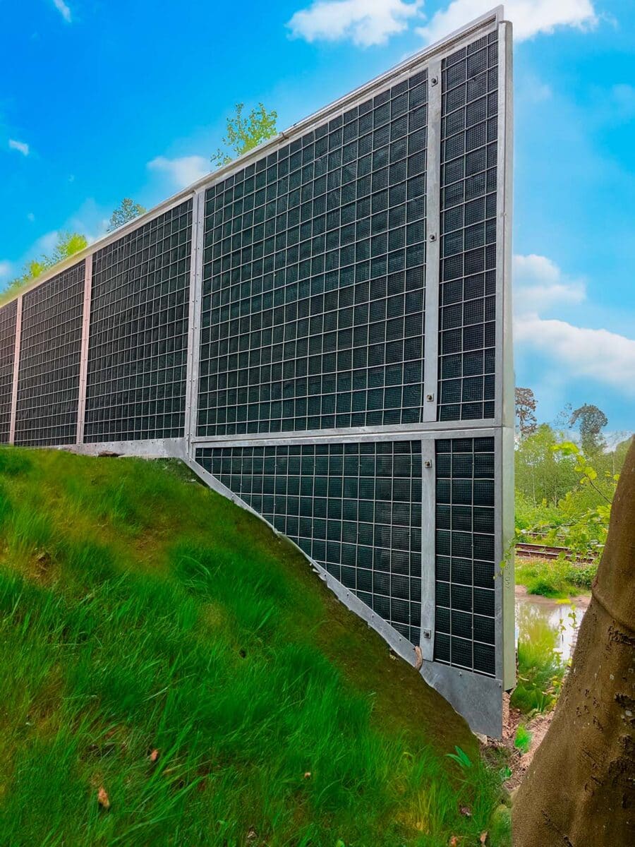 Naturlig støjskærm fra DAV NORDIC i Hasselager