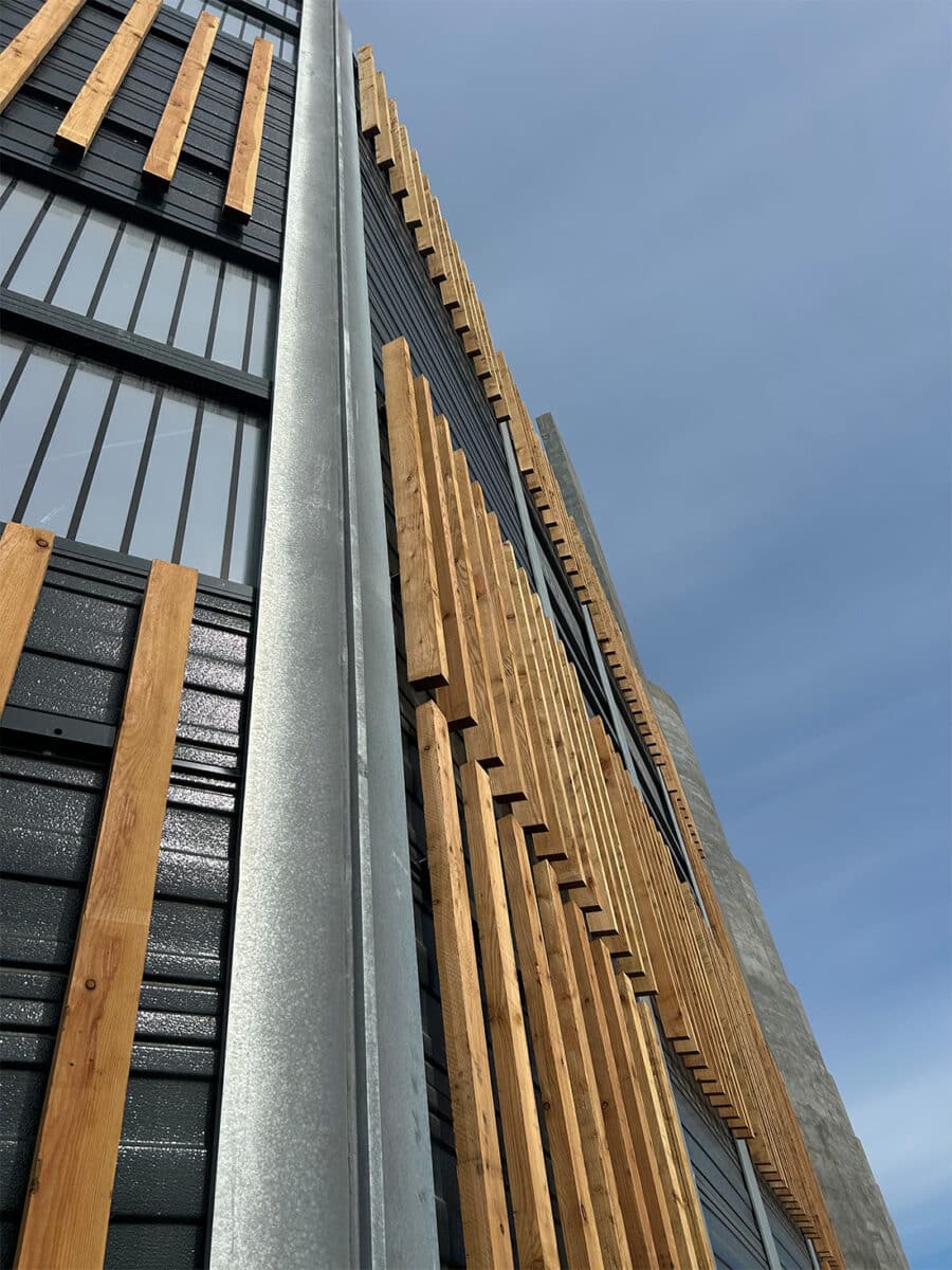 støjskærm ved Fredericia Havn